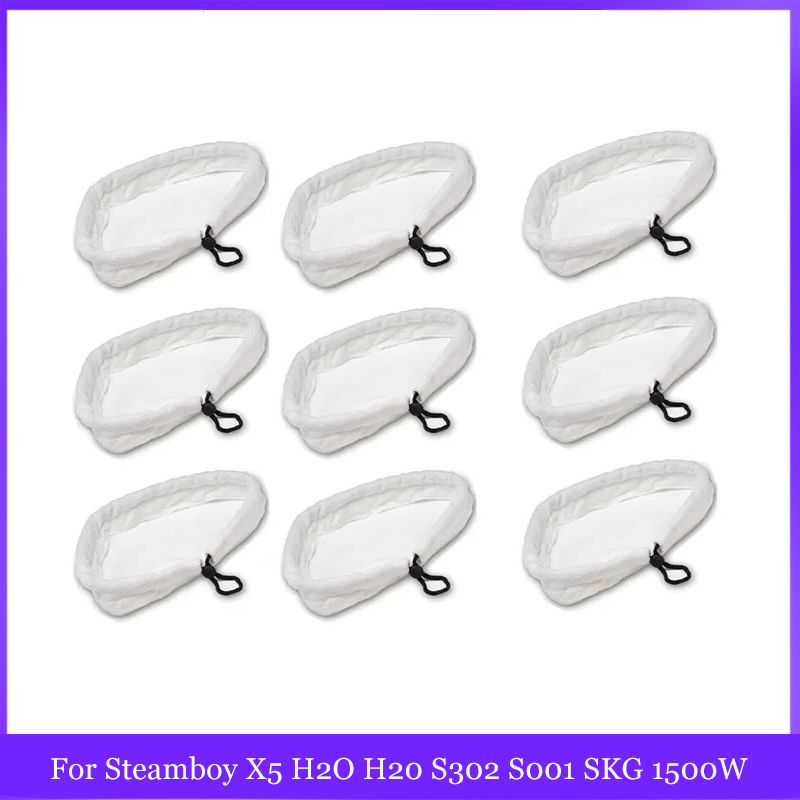 スチームモップパッド交換パッドアクセサリー Steamboy X5 H2O H20 S302 S001 SKG 1500 ワットスチームモップ