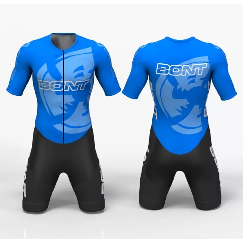 BONT インラインスケートレーシングスキンスーツ男性スピードインラインローラースケートセットトライアスロン服 Ropa Ciclismo スケートジャンプスーツパッドなし