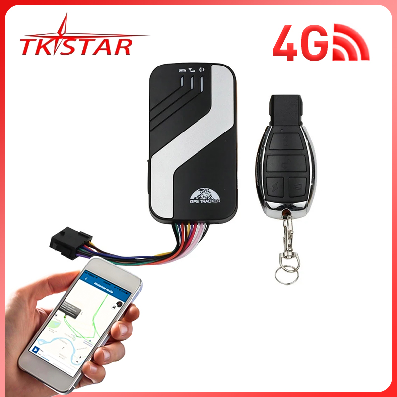 Coban GPS Tracker 4G Vehicle Tracking Device Real-Time Fuel Cut-Off Alarm Door Opening Alarm Motorcycle TK403C TK403D Free APP