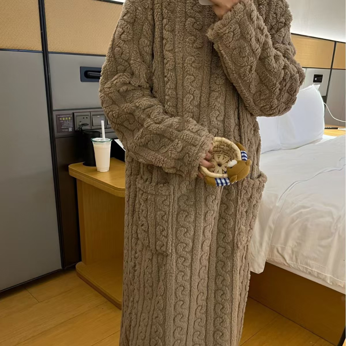 パジャマ冬の女性のネグリジェ長袖パジャマ睡眠ドレス睡眠パジャマドレスナイトガウン女性ルームウェアレディース冬