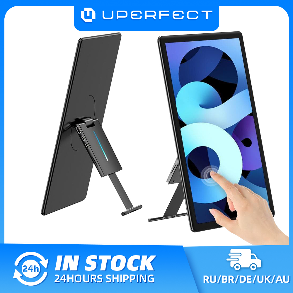 Uperfect Unify Y タッチスクリーン ポータブル モニター 15.6 インチ FHD 1080P IPS スクリーン 調整キックスタンド付き 2000:1 USB C HDMI HDR ディスプレイ