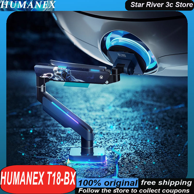HumaneX T18-BX モニター スタンド カンチレバー 20kg 49 インチ画面コンピューター ロボット アーム Rgb カスタム モニター ブラケットと互換性あり