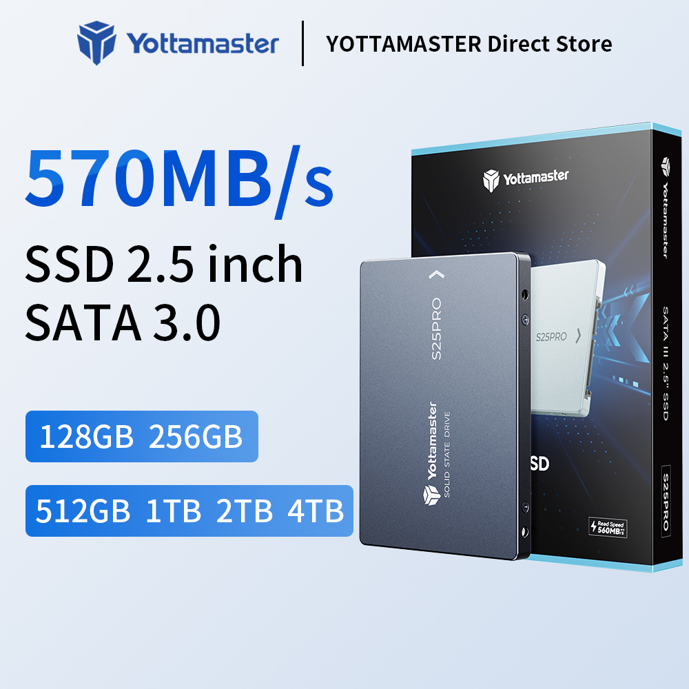 Yottamaster SSD HDD 2.5 ハードディスク SSD 128 ギガバイト 256 ギガバイト 512 ギガバイト 1 TB HD SATA 2 TB ディスクソリッドステートドライブ内蔵ハードドライブラップトップ PC 用