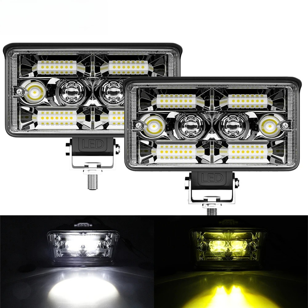 New 3/4/5 Inch ED Light Bar Off Road Super Bright LED Light Bar with Wide Angle Beam for Clear Vision 12v 24v Fog Lamp