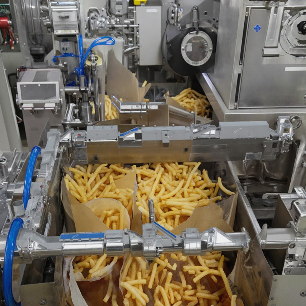 30KG/H 揚げフライド ポテトの生産ライン自動ポテトチップス製造機新鮮な冷凍フライド ポテトの加工ライン