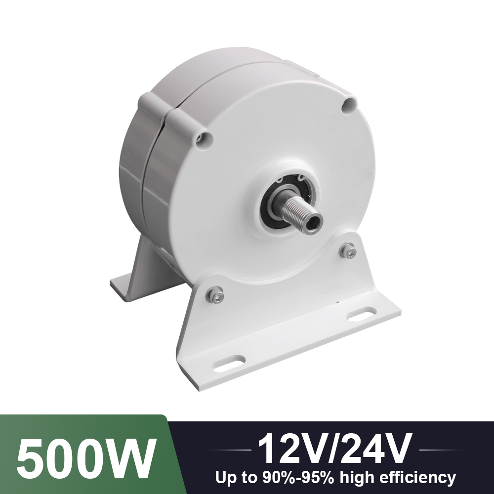 ギアレス永久磁石発電機タービン低速 500 ワット 12 V 24 V 水利と風力発電家庭用 220 V
