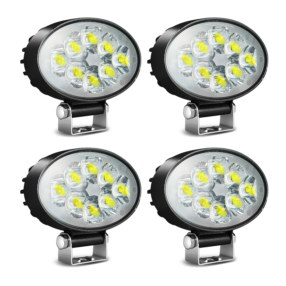 車 LED ワークライトオフロードコンボビーム 3030 SMD 超高輝度フラッドスポット 6500K DC 12-24 ボルトスポットライトトラック 4x4 4WD