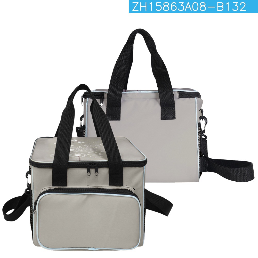 Classic Popular Funny Novelty print 3D Printed Larger Crossbody Lunch Bag Thermal insulation Food Handbags Ice Bags