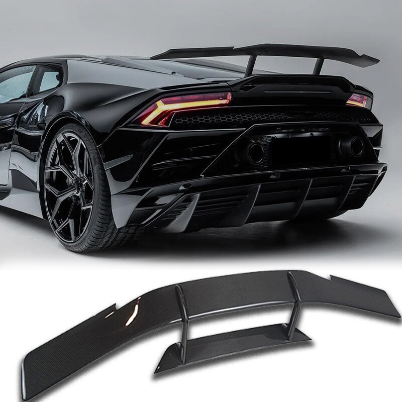 2014-2019 ランボルギーニ ウラカン LP580 LP610 N スタイルカーボンファイバーリアトランクスポイラーボディキット