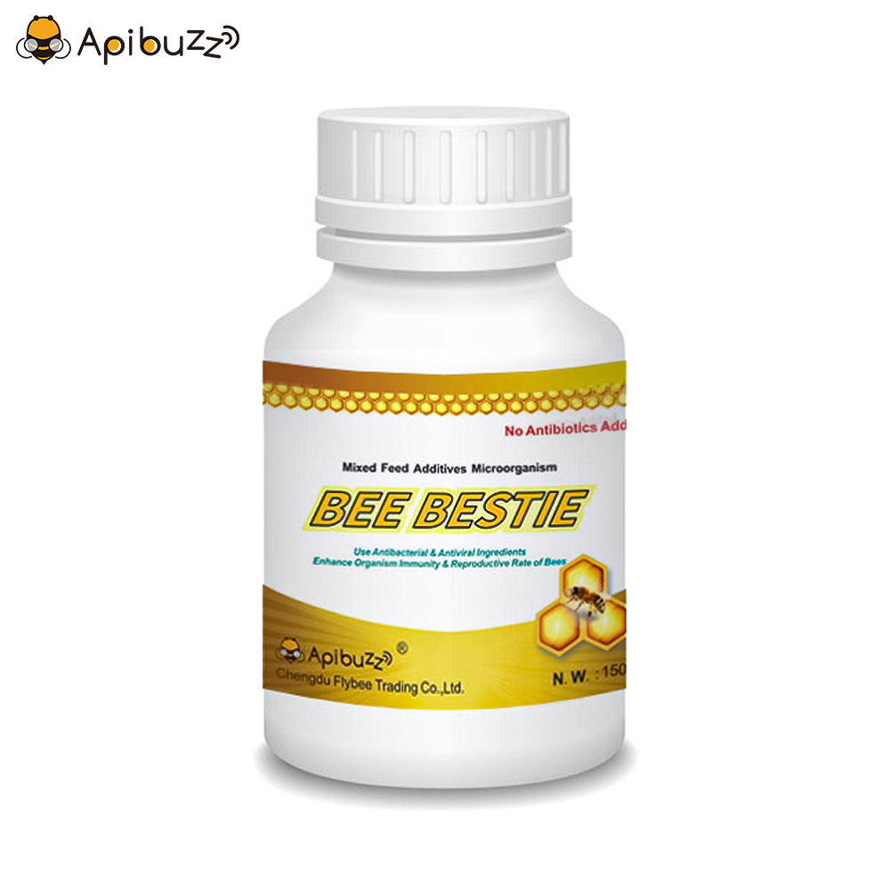APIBUZZ BEE-BESTIE ミツバチの餌 - ミツバチの免疫力を向上 - ヨーロッパ/アメリカのフルブルード、チョークブルード、サクブルード、養蜂を支援