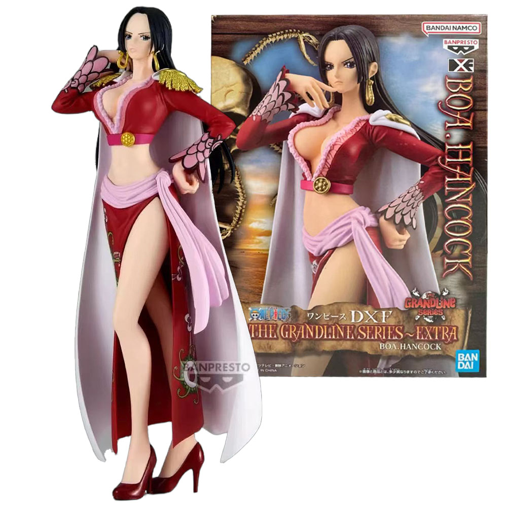 17 センチメートルボア · ハンコックフィギュアアニメワンピースかわいいクリスマススタイル異なる色デスクトップゴルフモデルおもちゃコレクション装​​飾品 PVC