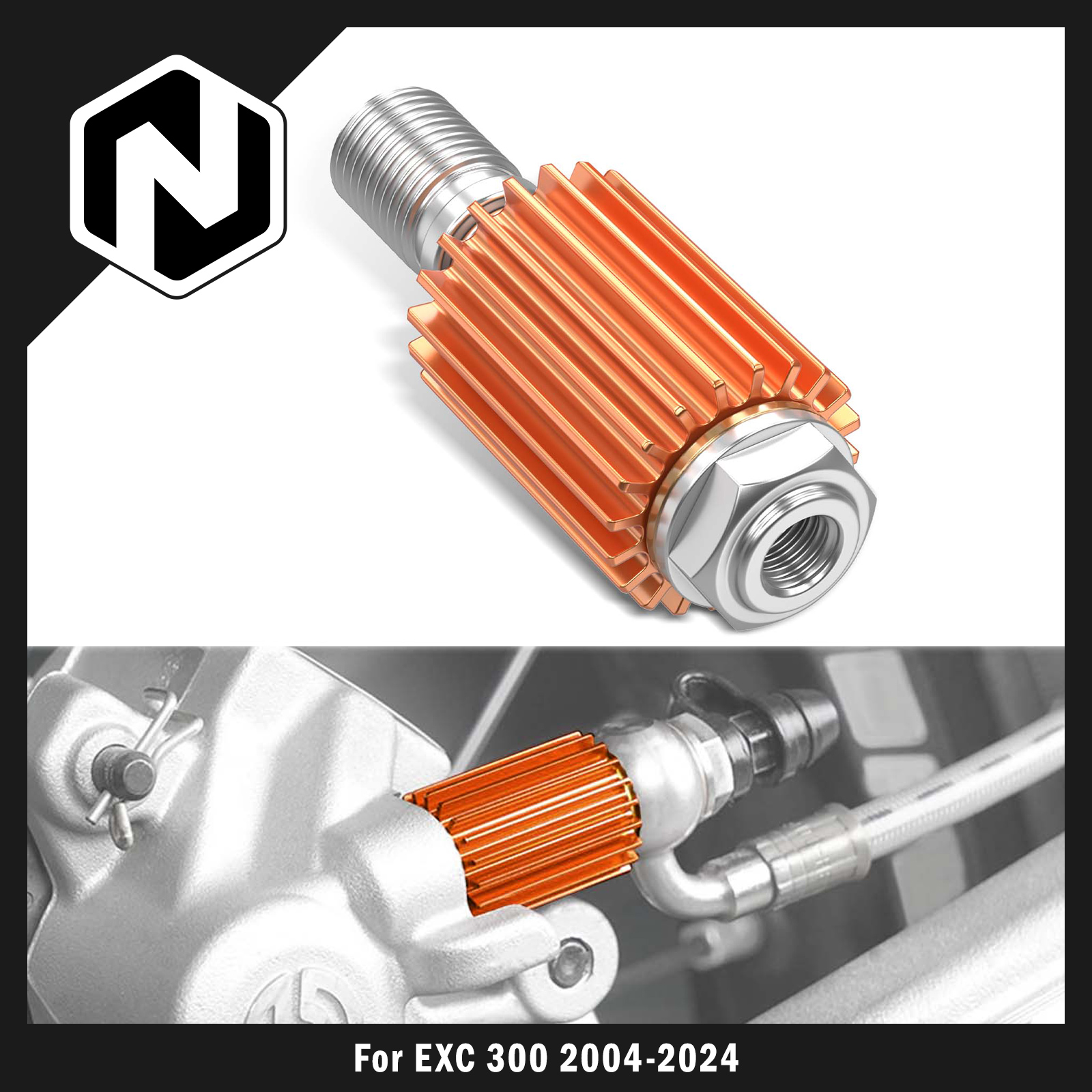 NICECNC KTM EXC 300 2004-2024 EXC 250 EXCF 350 EXC 450 SX 125 SXF 250 SXF 450 XCW 300 XCF-W オートバイブレーキキャリパークーラー