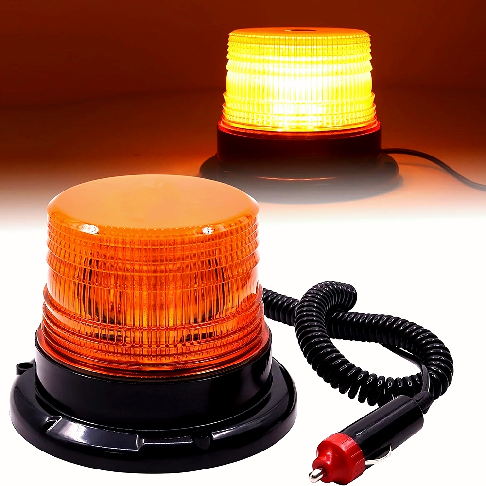LED ストロボライトアンバー車 LED 点滅信号ランプ磁気天井警察非常灯ポータブル警告照明 12 〜 24 V