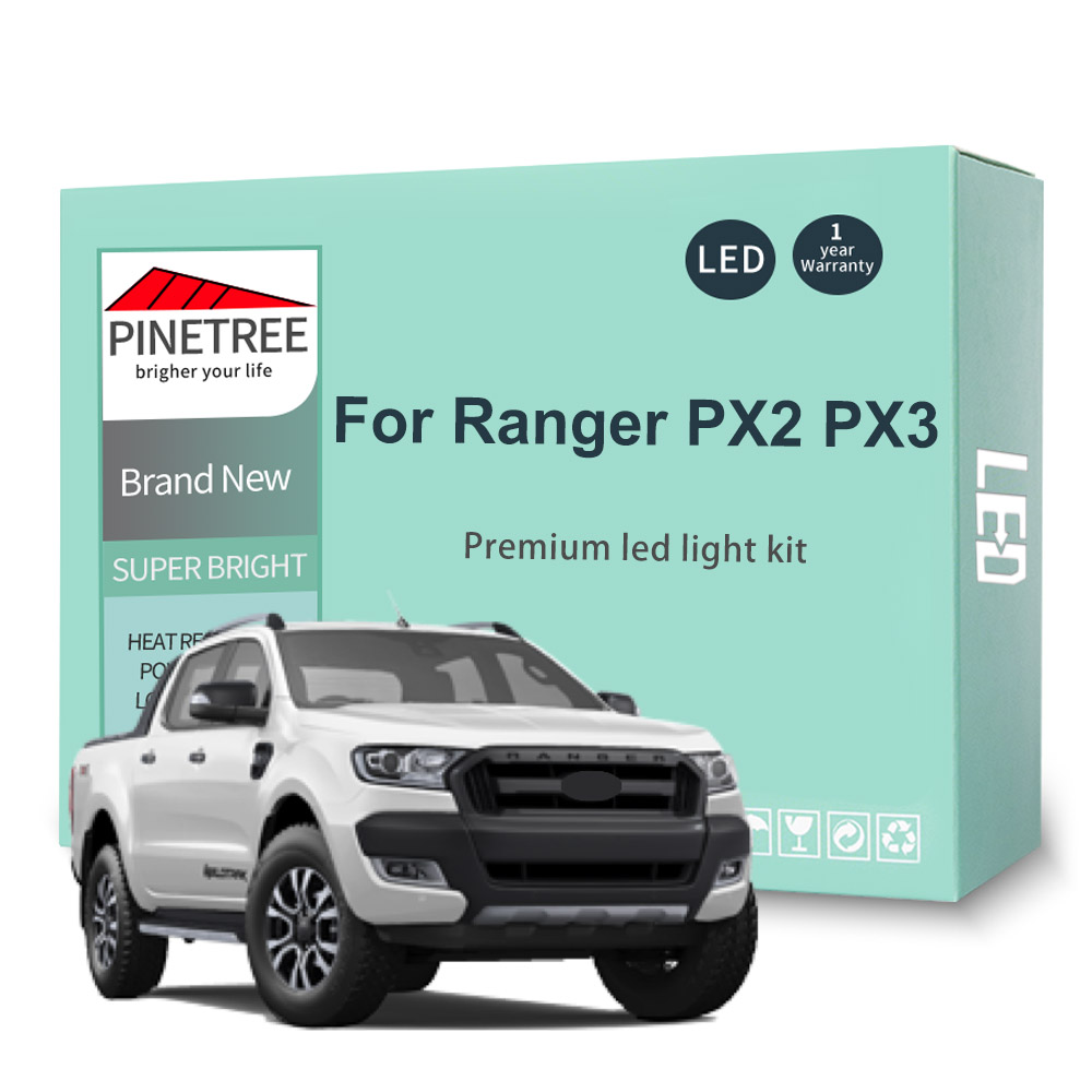 7Pc 車の Led インテリアライトキットフォードレンジャー PX2 PX3 MK2 MK3 XLT Wildtrak FX4 XL 2015-2022 ドームライト Canbus