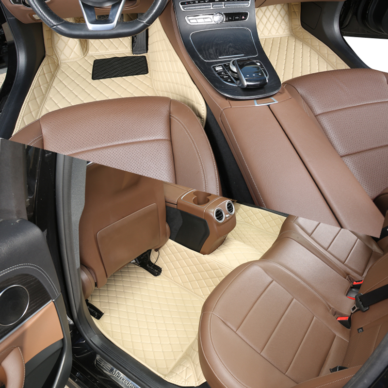 カスタム 5D 車のフロアマット Bmw X5 E70 F15 X1 F48 X3 E83 F25 ダイヤモンド高級人工皮革自動車男のインテリアアクセサリー