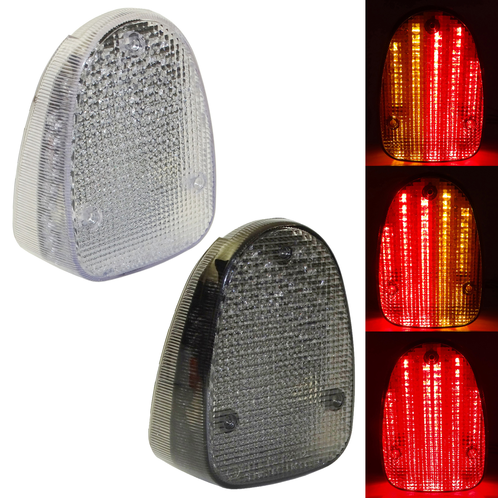 E-MARK LED 統合テールライトウインカーテールブレーキターンシグナルライトヤマハロードロイヤルスター 1300 XV1600 V スター XVS 650 1100