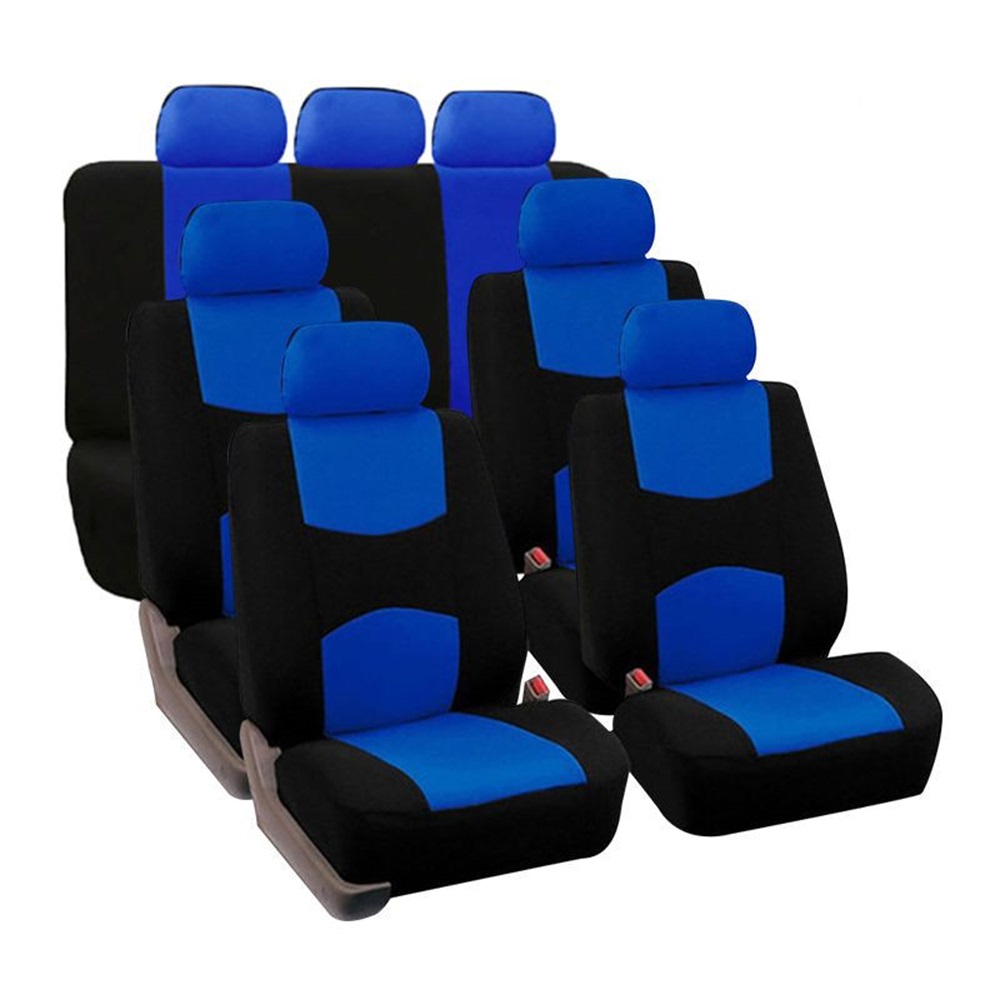 7 シート 13PC カバーカーシートカバーフルセット車の Ployester シートクッションシートカバープロテクター