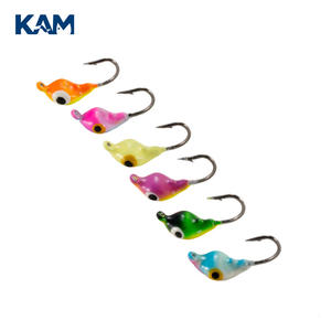 KAM 冬用釣りオモリ・釣り針 バス・サケ科魚用 湖・川釣り用ルアー・道具 500個/袋