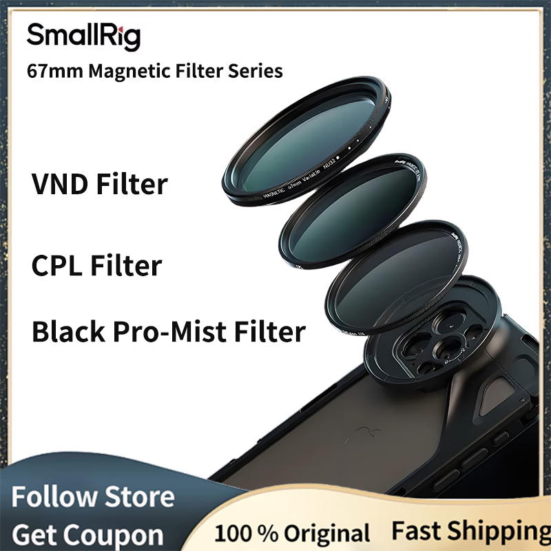 SmallRig 67mm 取り付け可能フィルターキット VND 2-32