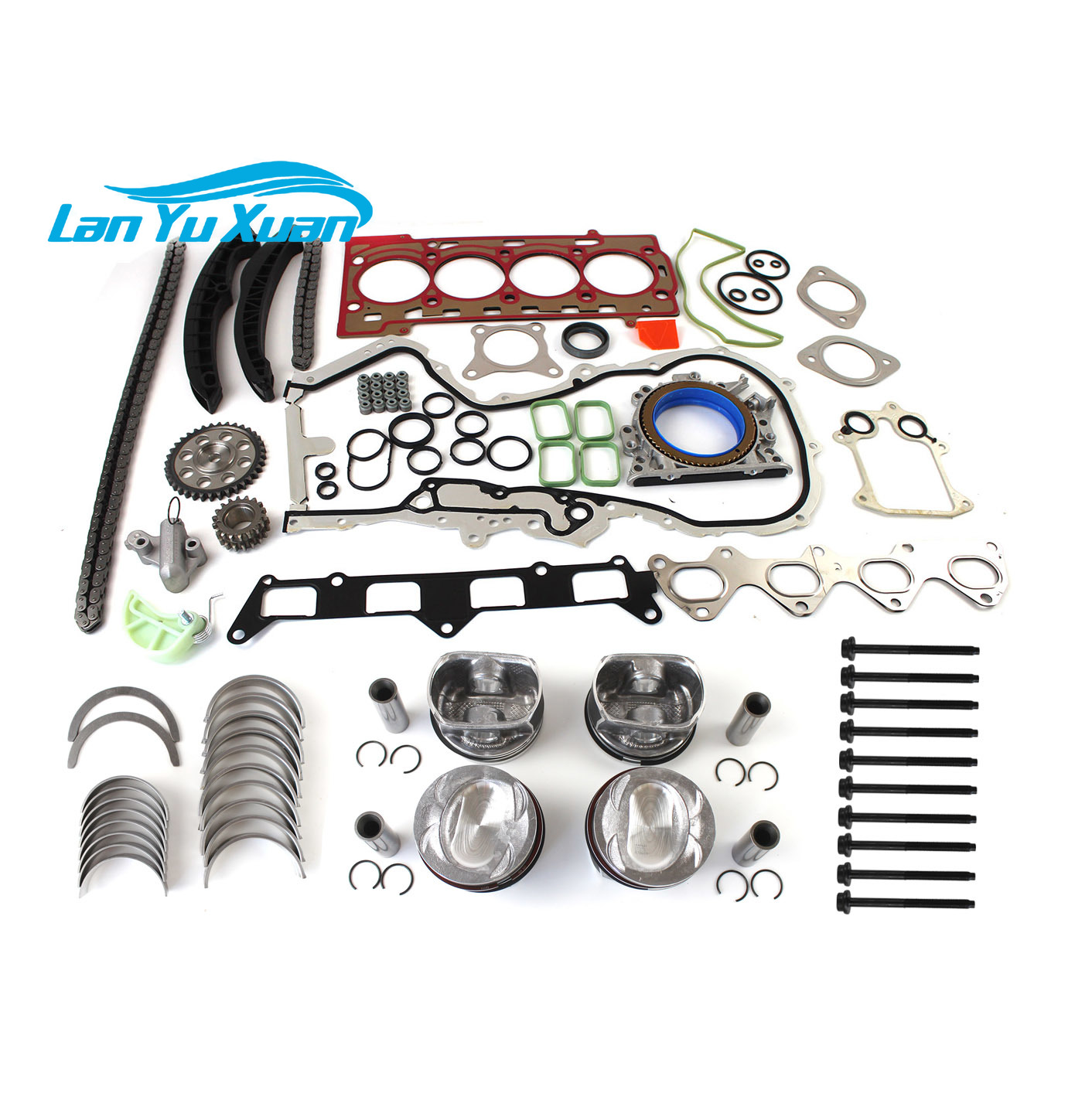 エンジンオーバーホール再構築キット VW アウディ 1.4 TSI EA111 CAV CTH BLG BMY Ø19mm ゴルフパサート CC ティグアンシロッコ車のエンジン部品