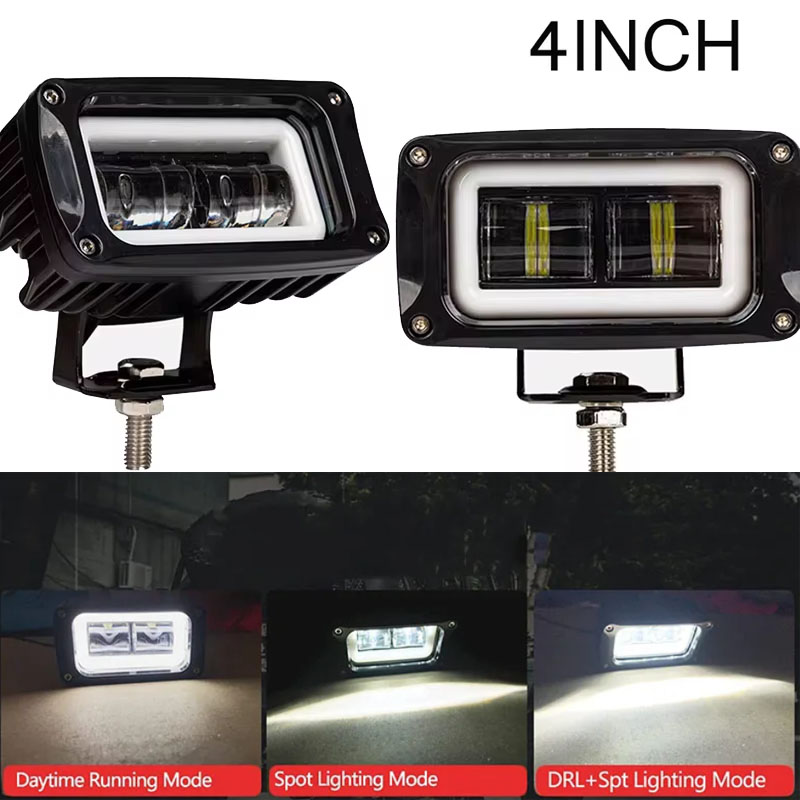 4 ''LED ワークライトバー補助スポットライトオフロードオートバイ運転フォグライトジープトラック車のピックアップ ATV UTV SUV 4x4 ヘッドライト