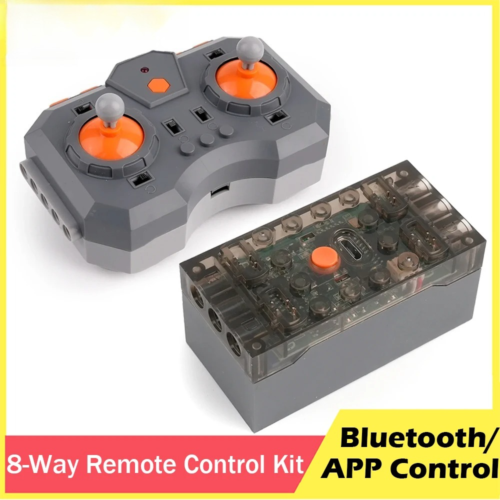 新しい 8 ウェイリモコンキット 6.0 リチウム電池ボックスサポート Bluetooth/APP プログラムリモコン MOC ビルディングブロック部品