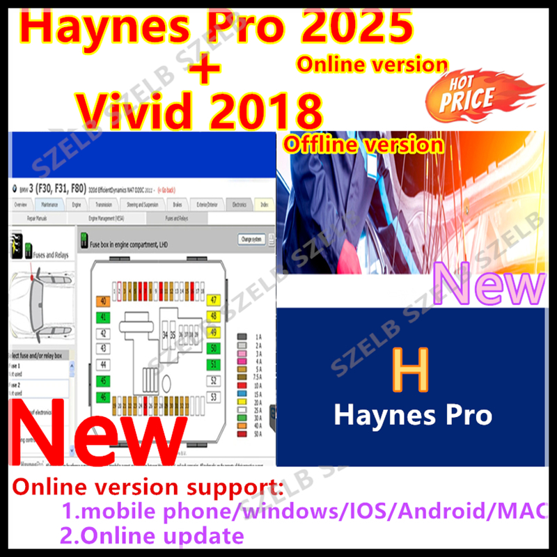 2025 Data Repair Software 2025 Haynes Pro Online Account+ Vivid Workshop 2018 Atris-Technik 2025 Haynes Pro Support Online Updat