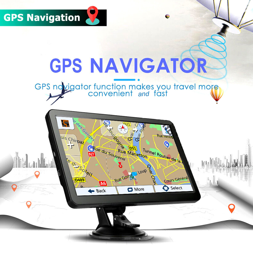 7 インチ HD カー GPS ナビゲーション内蔵スピーカーカー GPS ナビゲーター USB TF Sat Nav オーストラリア北米ヨーロッパ地図音声リマインダー