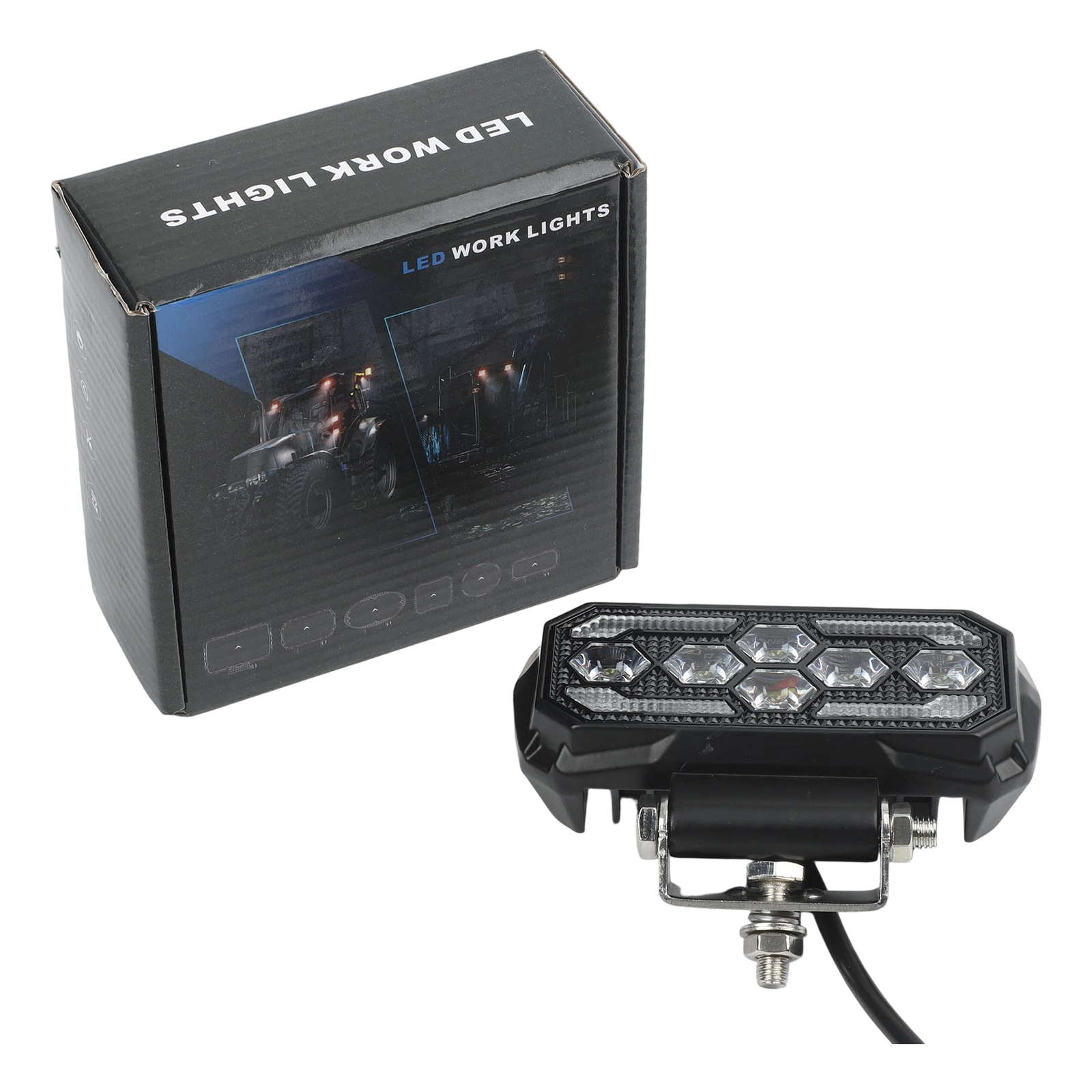 オフロード運転アルミシェル LED ワークライトオフロードライト 3000LM 輝度 IP67 防水アルミハウジングトラック用