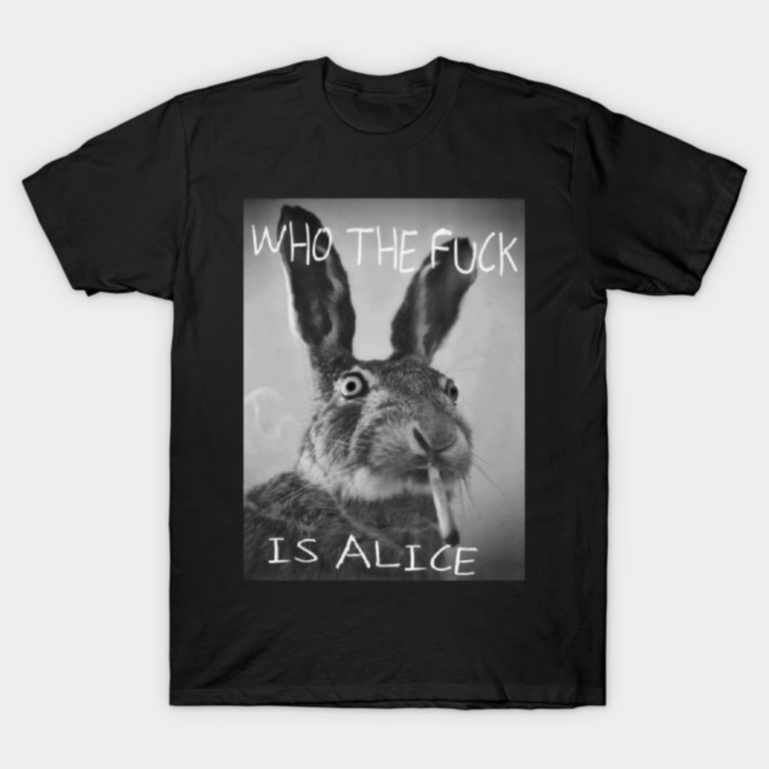クラシック ブラック ホワイト ウサギ コットン バイク Tシャツ メンズ レディース 軽量 ファニー Tシャツ マルチシーン デイリー カジュアル ファッショ