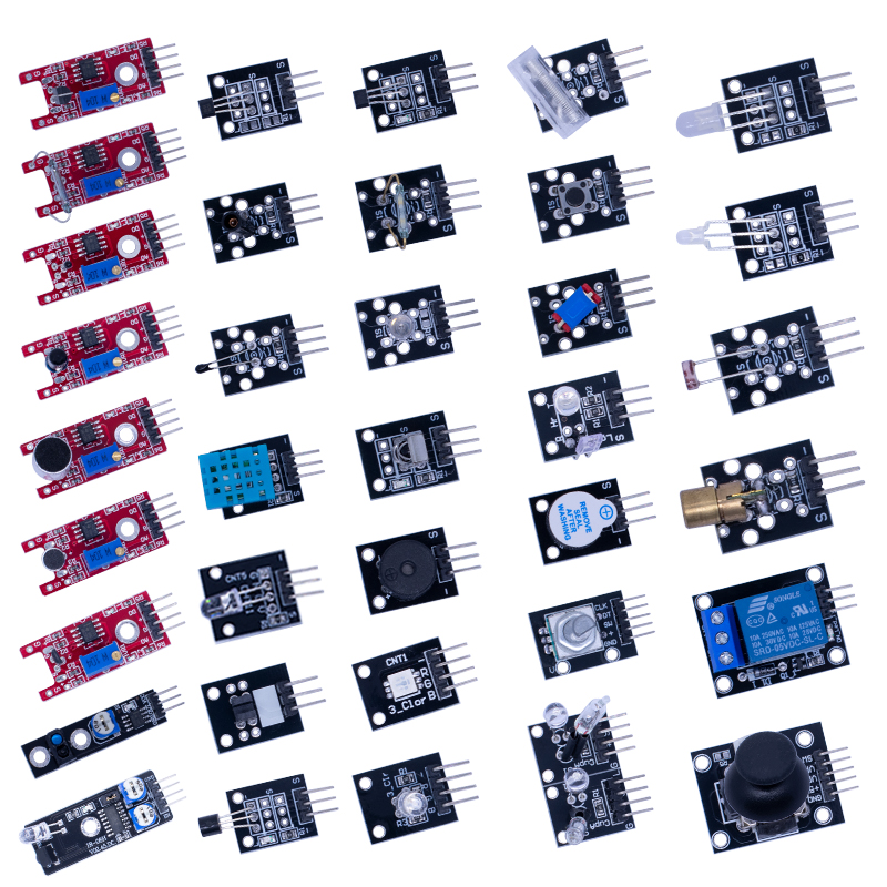 45 in 1 センサー モジュール スターター キット 37in1 センサー キットよりも優れています 37 in 1 センサー キット Arduino 用 UNO R3 MEGA2560