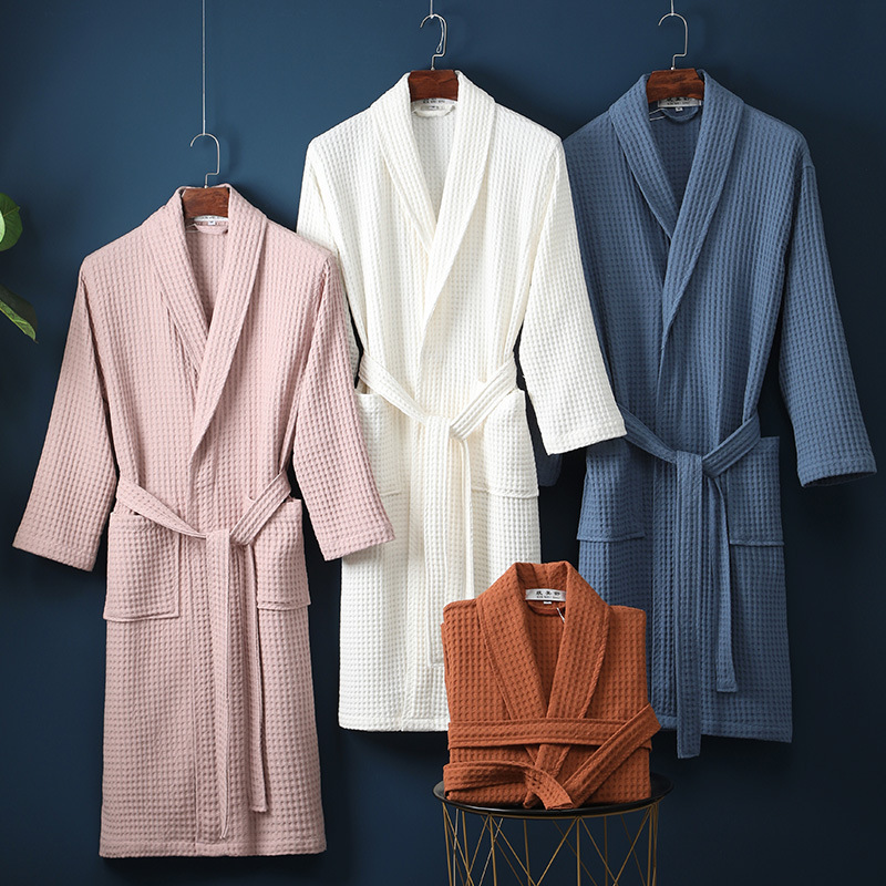 Vestidos デノビア秋冬パジャマ女性カジュアル長袖バスローブ結婚式睡眠ローブカップル綿 100% ホーム服