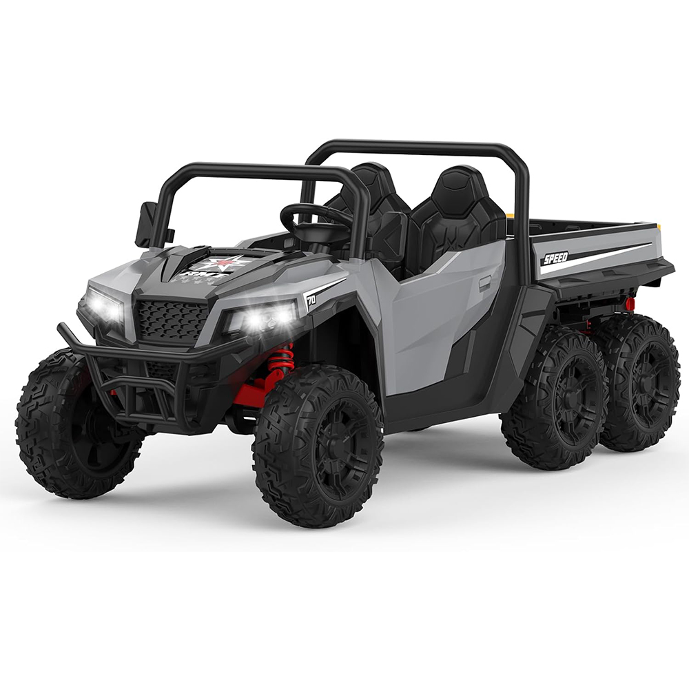 24V 4WD 電動ライドオンダンプトラック リモコン付き 2人乗りキッズライドオンカーミュージックプレーヤー