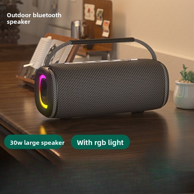 新しいワイヤレス Bluetooth スピーカー屋外防水ポータブル過重サブウーファー RGB ライトステレオポータブルステレオ