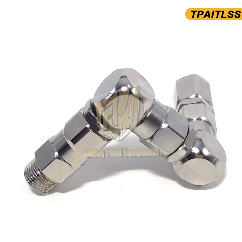 エアレスペイントスプレーガン 235486 3/8 "1/4" スレッド 360 度ユニバーサルスプレーガンロータリージョイント
