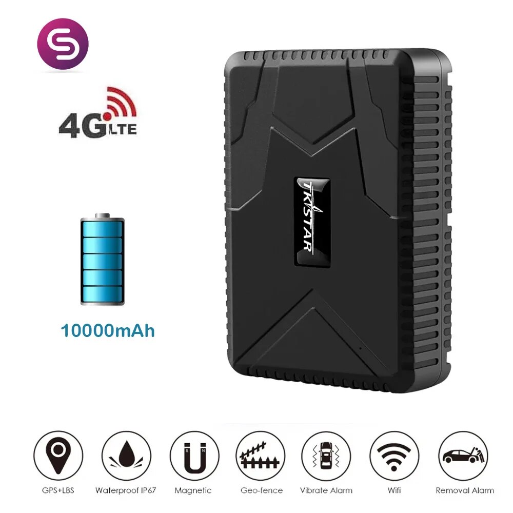 4 グラム車の GPS トラッカー TK915 GPS ロケーター 10000mAh マグネット防水 IP65 GPS 車トラッカー改ざん警告生涯無料アプリ