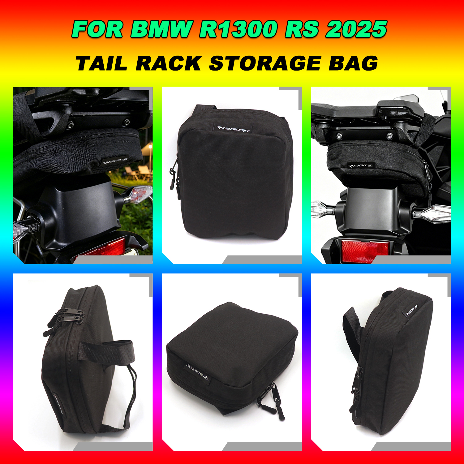 R1300RS R 1300RS R1300 RS オートバイ防水パニアトランクバッグバック BMW R 1300 RS 2025 ラック後部座席荷物バッグ