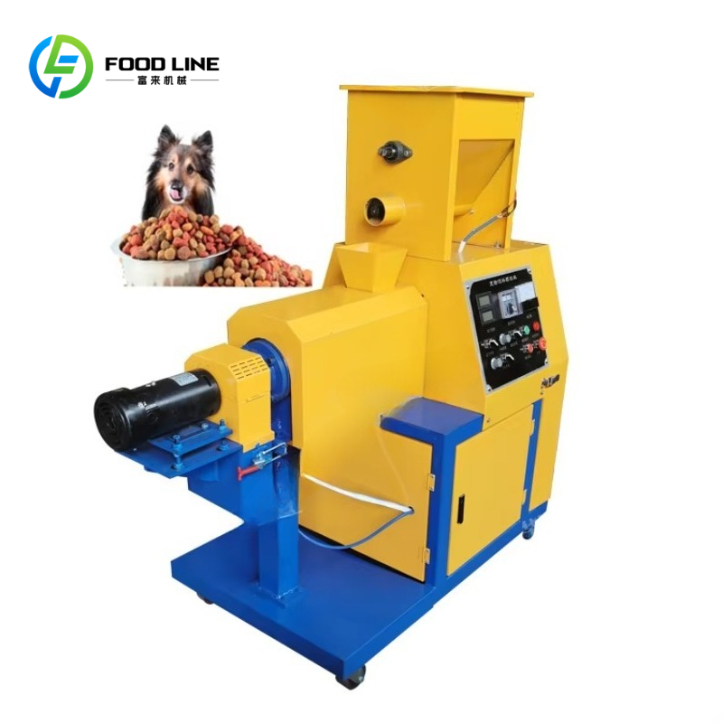 ステンレス鋼犬猫魚飼料ペットフード押出機、小型ペットドッグフードメーカー