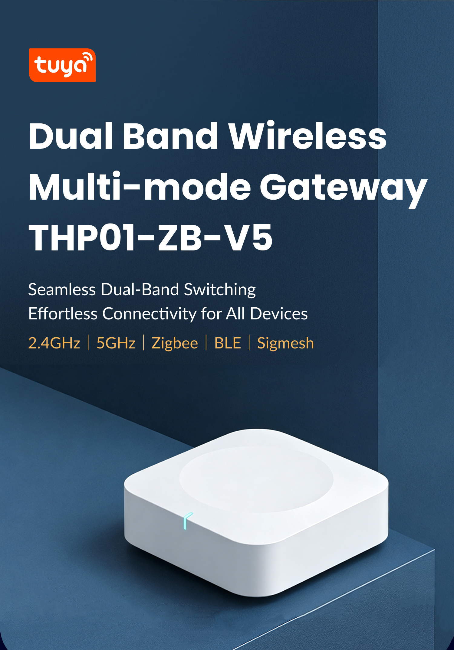 2.4 グラム 5 グラム Tuya マルチモード Zigbee ゲートウェイ Bletooth ハブスマートホームワイヤレスブリッジ制御自動化デバイス Alexa Google ホーム