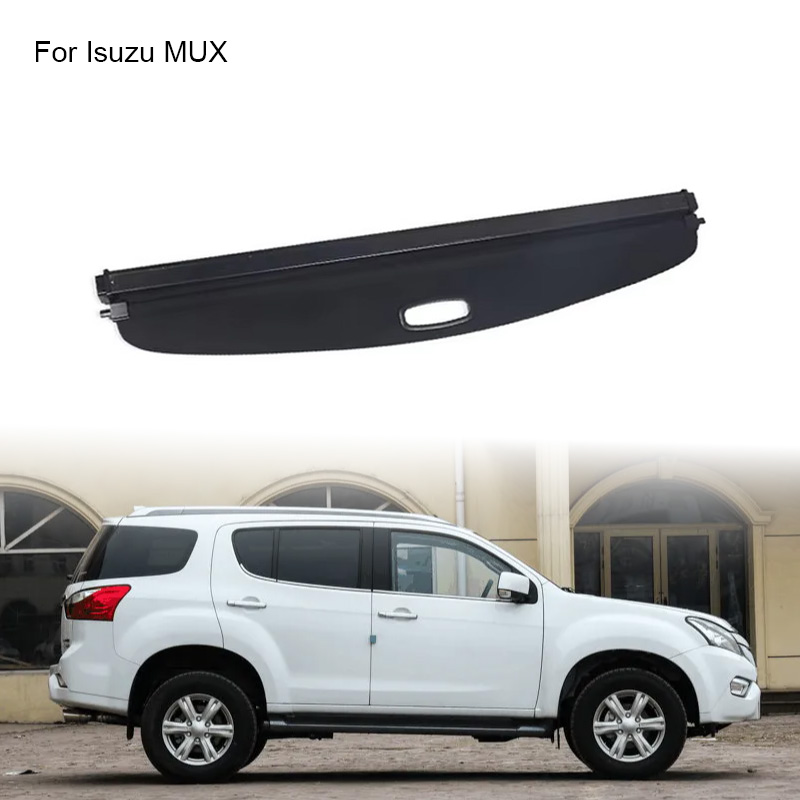 トランクカーテンカバーオーガナイザーいすゞ MUX リアラックパーティションシェルターシールドシェード荷物貨物収納