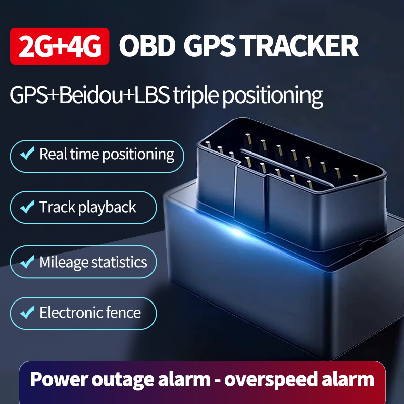 ポータブル 2 グラム 4 グラム全地球測位システムロケーター OBD コネクタトラッカーリモート GPRS 北斗車ロケーター