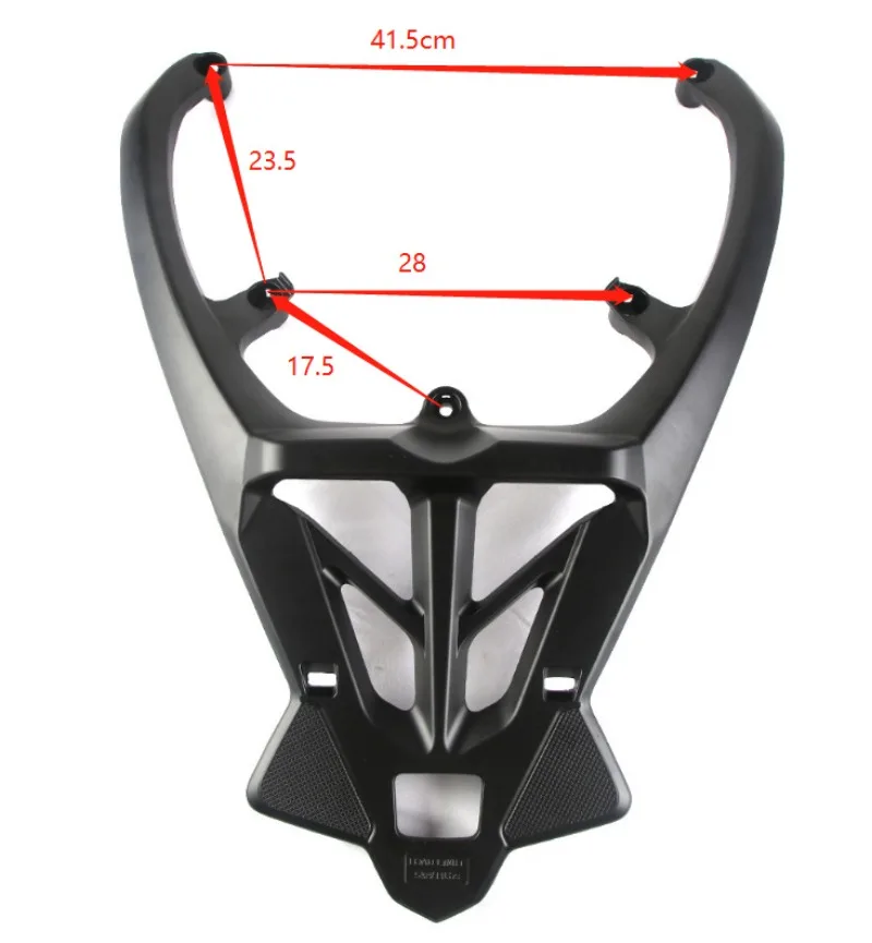 バイクスクーターリアテール荷物ラックトップケーストランクホルダー棚ツールボックスサポートブラケットヤマハ T-max Tmax 530 2018-2024