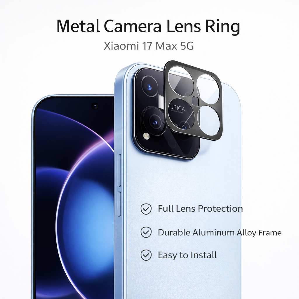 金属カメラレンズリング Xiaomi 17 最大 5 グラム中空カットレンズプロテクター抗指紋アンチスクラッチ LS0008