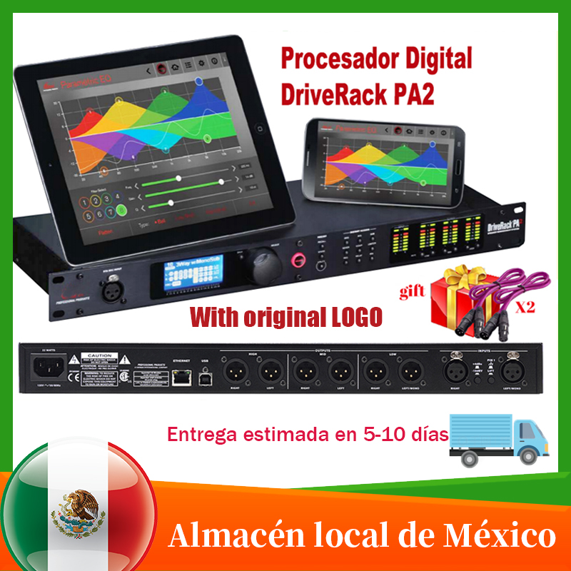 メキシコ製品 プロフェッショナルデジタルオーディオプロセッサー DriveRack PA2互換オリジナルソフトウェア 2In 6Outスピーカーマネージャー