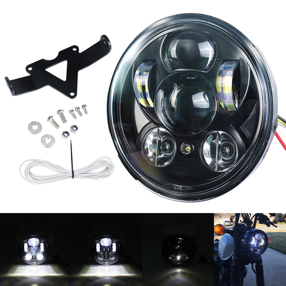 5.75 インチヘッドライト LED ライトヤマハボルトレイダーストライカー SCR950 ウォリアーハイ/ロービームパーキングライト
