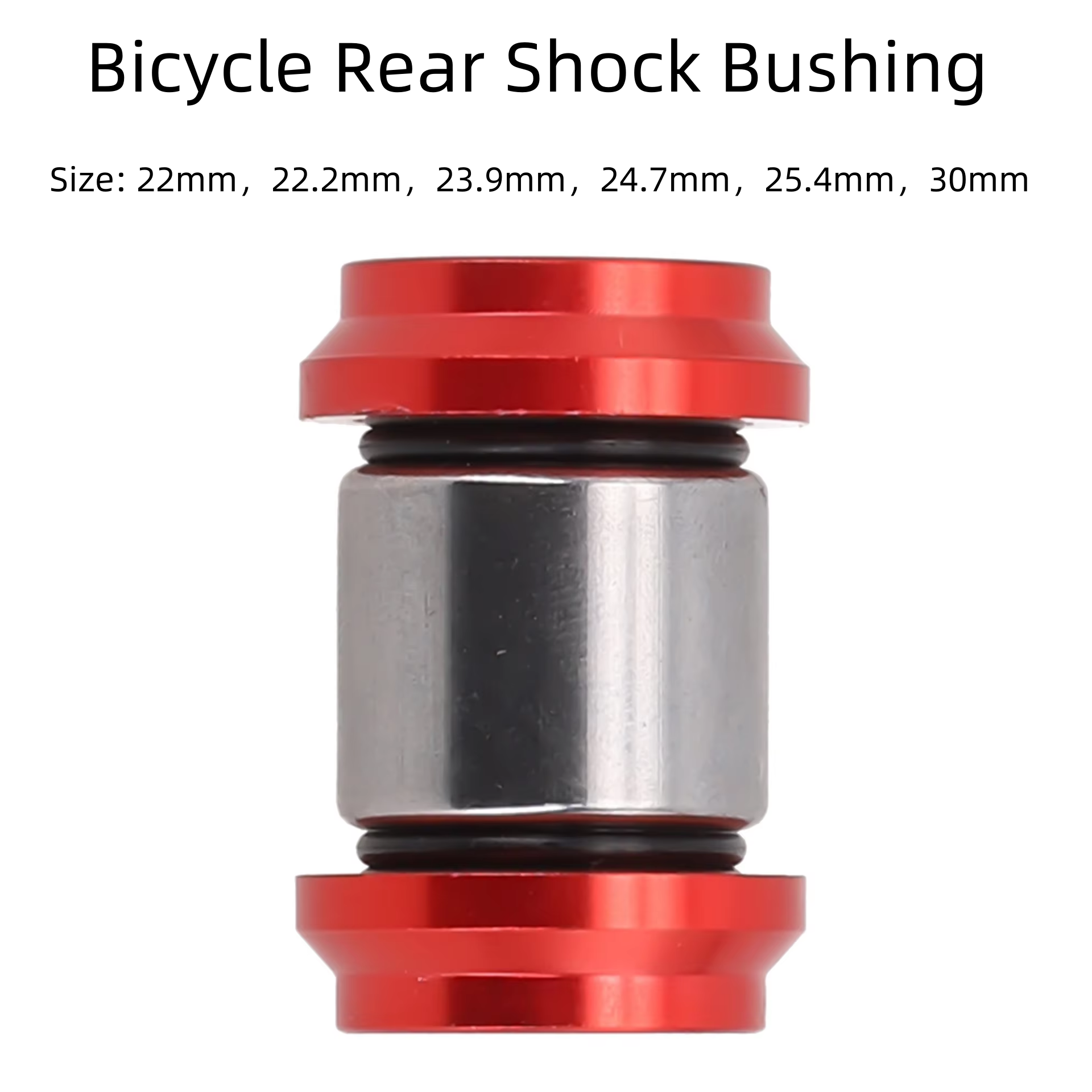 ニードルローラーベアリングブッシュバックブラダーブッシュシルバーレッドソフトテールアルミ合金フォックス/DT-SRAM/マグラ