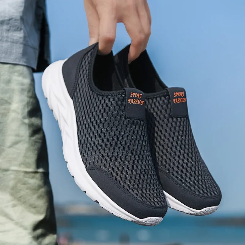 2025 新しい靴男性ローファーライトウォーキング通気性夏快適なカジュアルシューズ男性スニーカー Zapatillas Hombre プラス