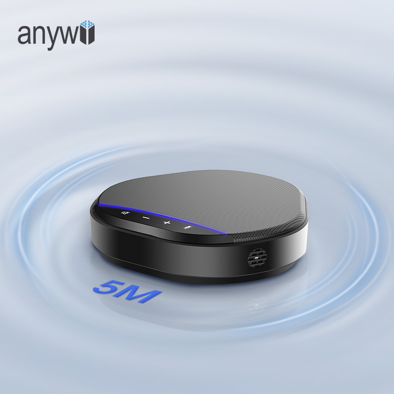 AIフルデュプレックスプロフェッショナル会議用Bluetooth USBスピーカーフォンノイズリダクション＆音声強調ラウドスピーカー（会議用）