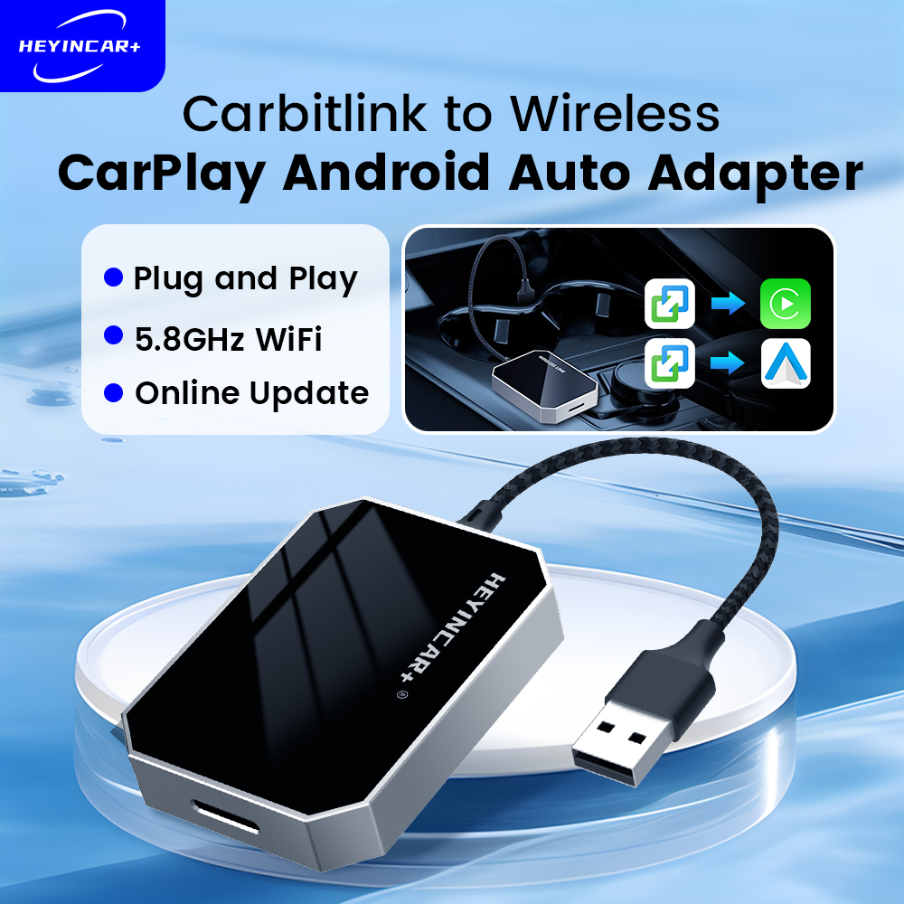 HEYINCAR Carbitlink、ワイヤレス CarPlay Android Auto に簡単接続、Geely Baic Jetour DongFeng Forthing T5 EVO Aeolus Shine 用