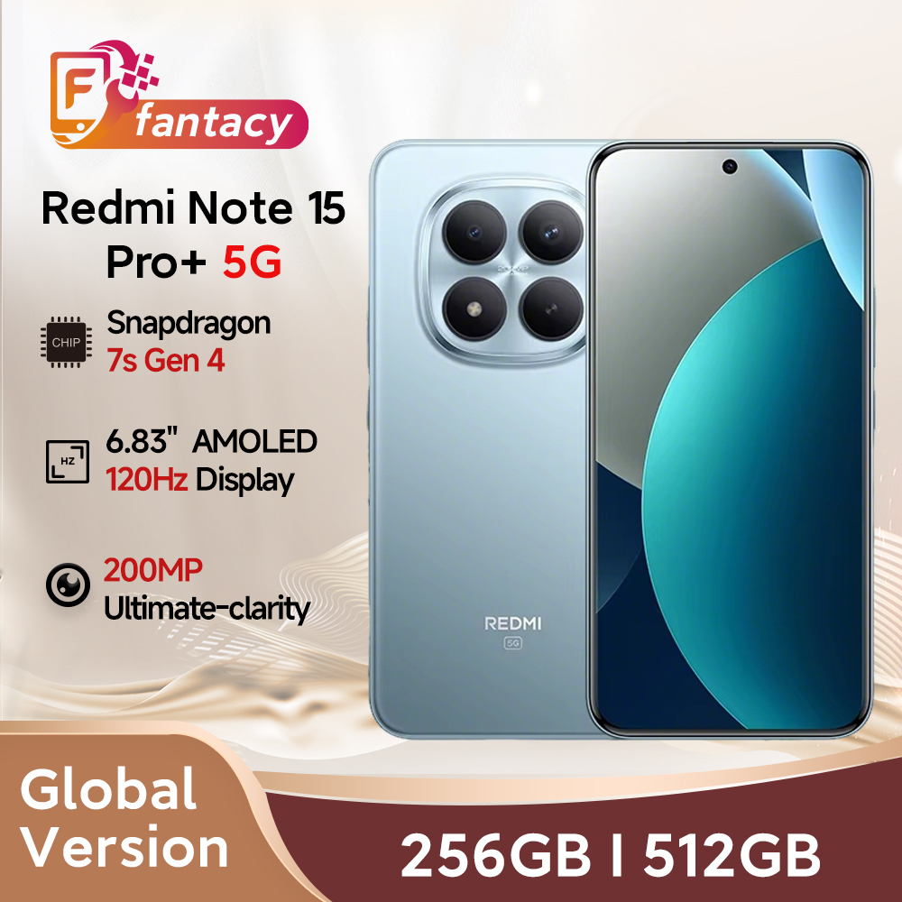 Xiaomi Redmi Note 15 Pro 5G グローバルバージョン Snapdragon 7s Gen 4 6.83インチ AMOLED ディスプレイ 100W ハイパーチャージ 6500mAh バッテリー NFC